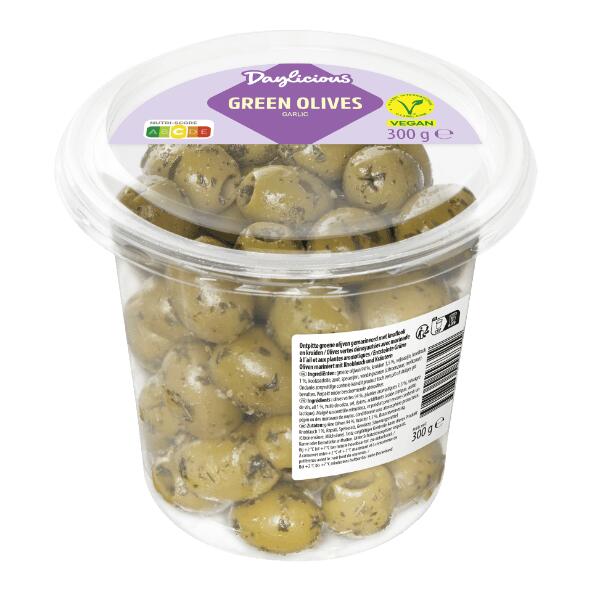 DAYLICIOUS(R) 				Grüne Oliven