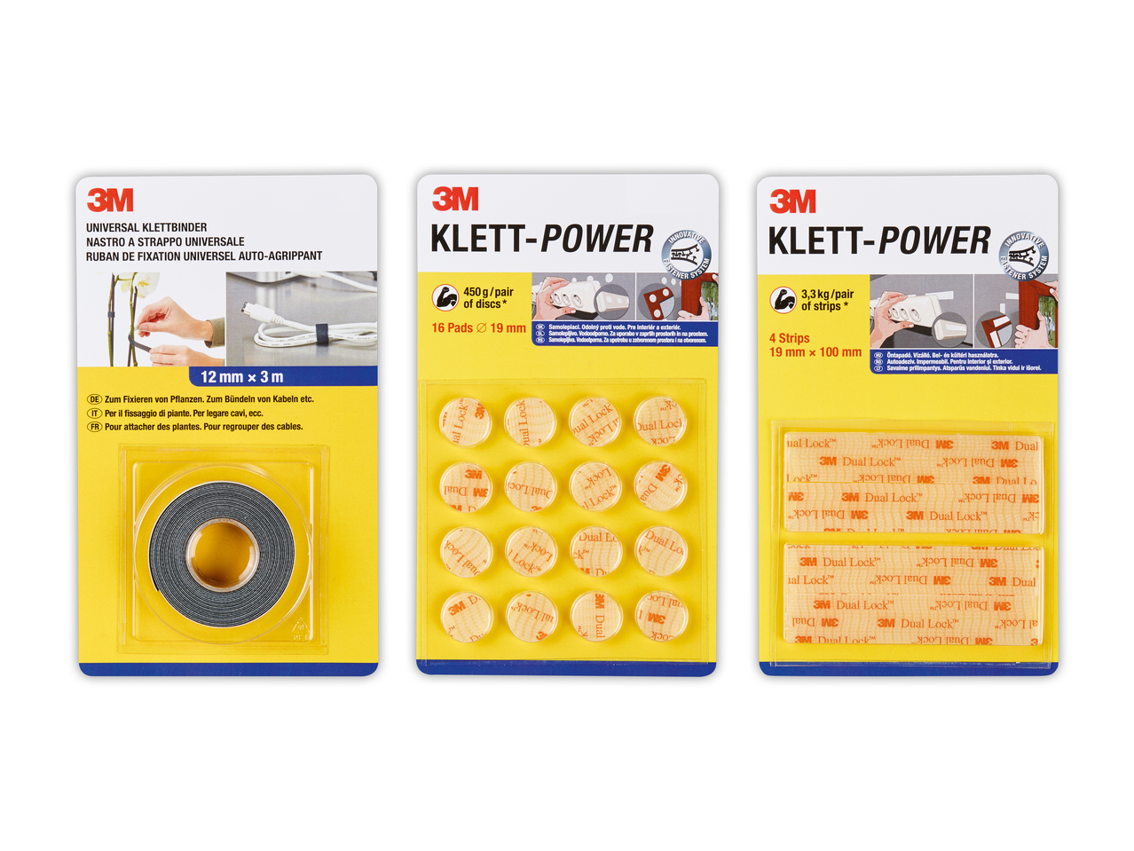 Attache auto-agrippante/ ­Pastilles auto-agrippantes/ Bandes auto-agrippantes