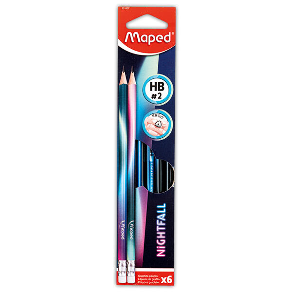 Bleistifte BLACK'PEPS Nightfall 6er-Set