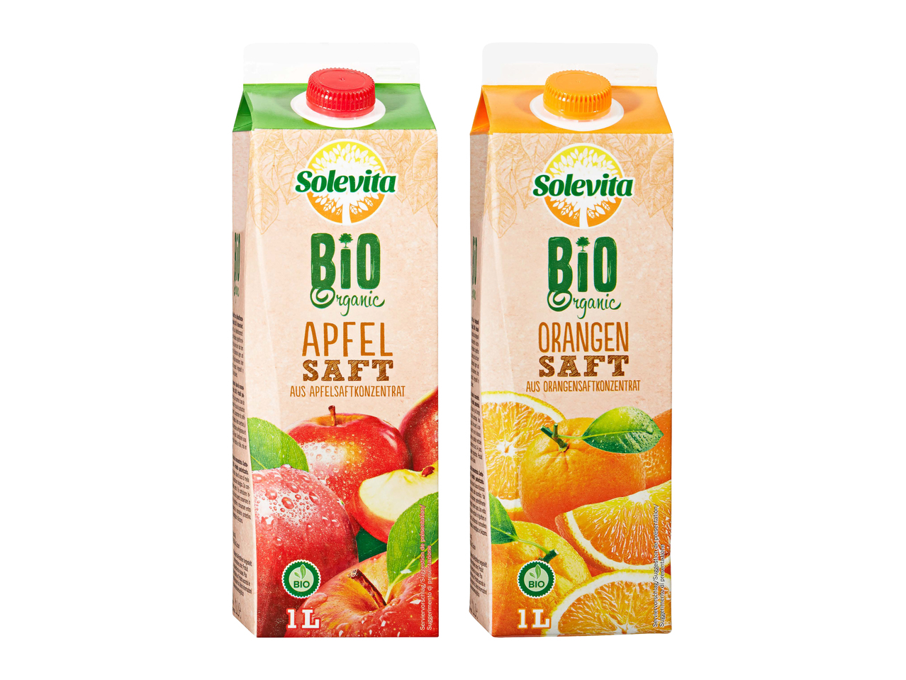 Bio Orangen-/ Apfelsaft