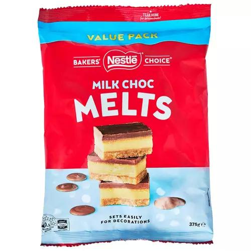 Milk Choc Melts 375g