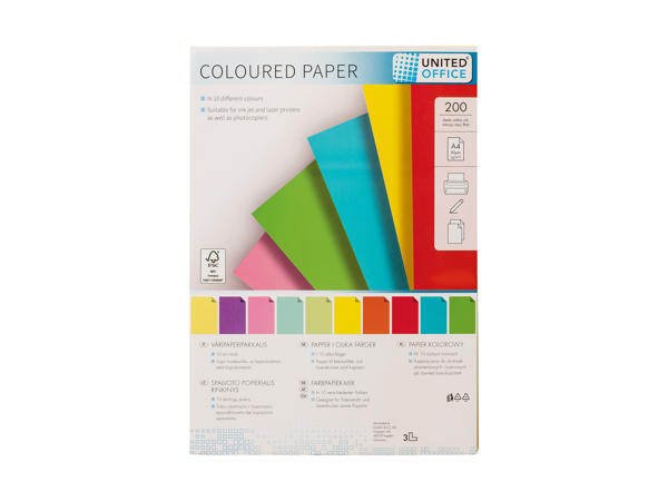 Farbpapier-Mix