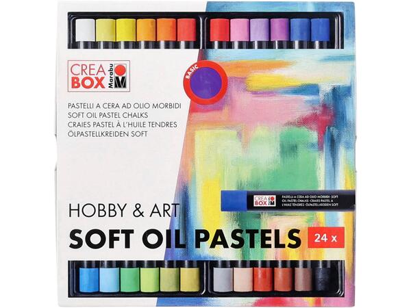 Watercolour Paint Set or Soft Oil Pastel Chalks