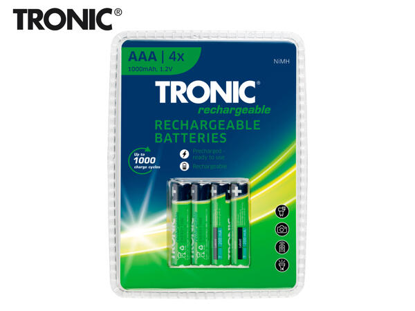 Tronic Rechargeable Batteries