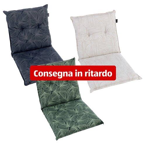 BELAVI Cuscino con schienale basso stampato