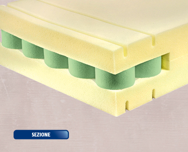 Materasso in espanso stampato a freddo "Flextubes" MY NIGHT STYLE