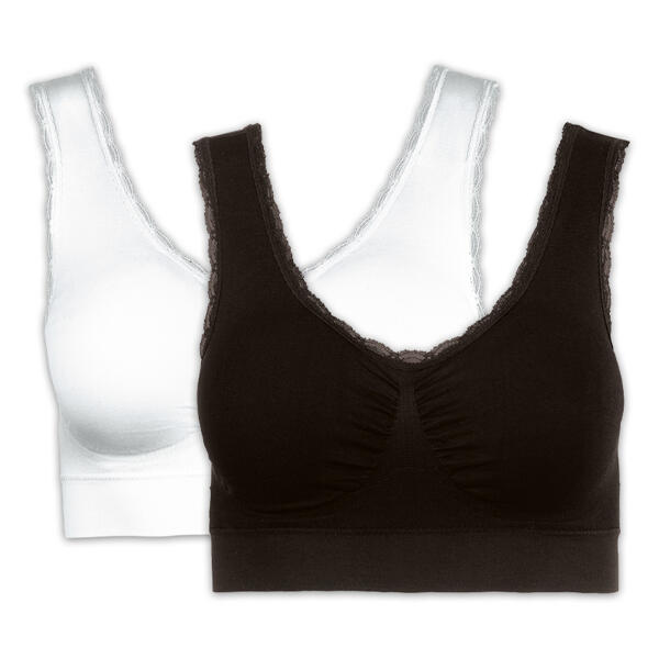 Seamless-BH mit Spitze 2er-Pack
