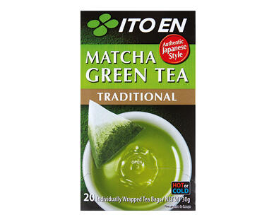 Ito En Matcha Traditional Green Tea Bags 20pk/30g