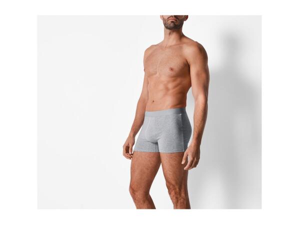 Livergy Men's Grey/White/Black Boxers - 3 Pack