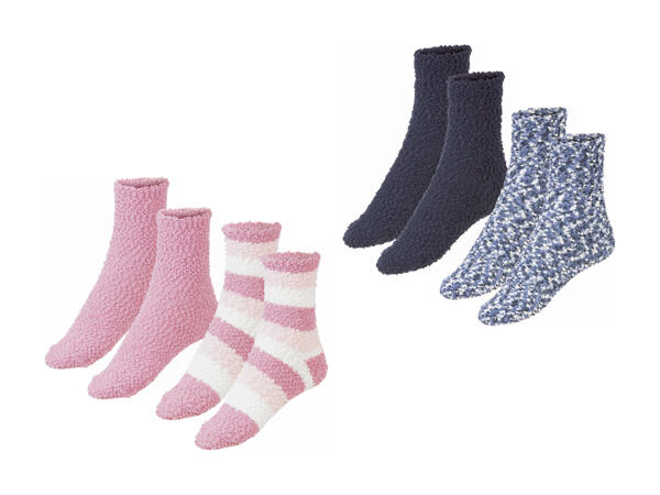Chaussettes douillettes, 2 paires
