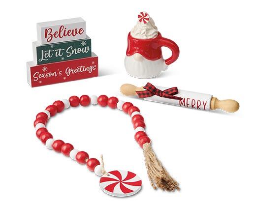 Merry Moments Holiday Tray Objects