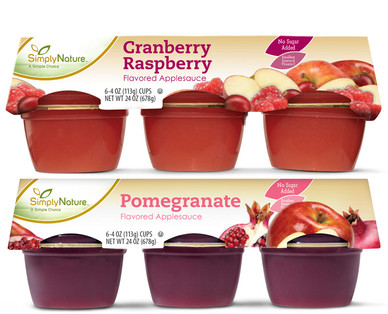 SimplyNature Applesauce Cups