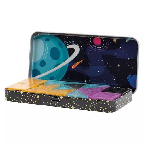 40 Piece Micro Travel Magnetic Tiles - Space