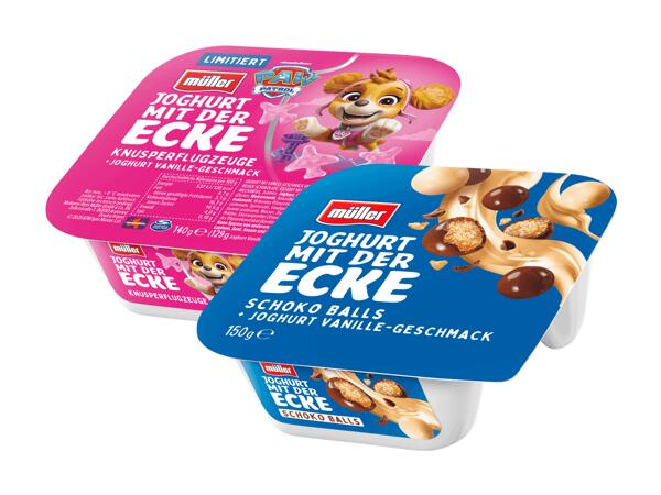 Joghurt mit der Ecke