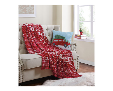 Merry Moments Holiday Throw