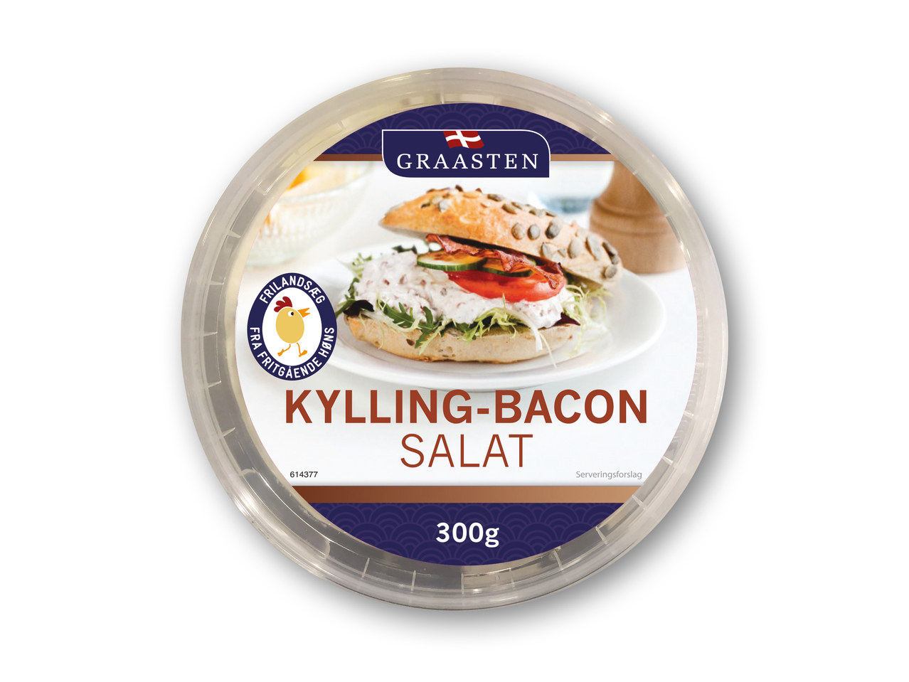 GRAASTEN Hønsesalat eller kylling-baconsalat