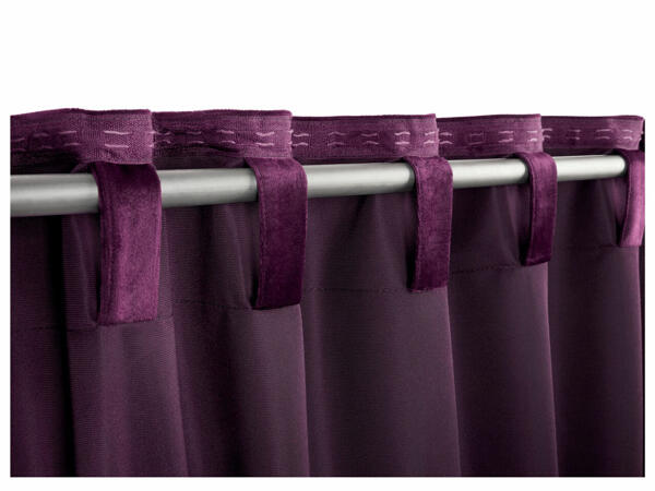 Meradiso Sammetsgardin, 2-pack