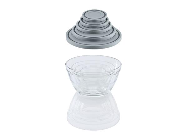 Livarno Home Glass Bowl Set - 5 Pack