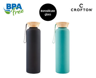 Glass Drink Bottle or Travel Mug