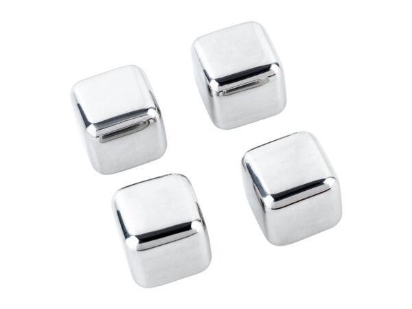 Livarno Home Stainless Steel Ice Cubes - 4 Pack