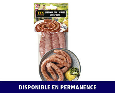 BBQ 
 SAUCISSE TESSINOISE À GRILLER