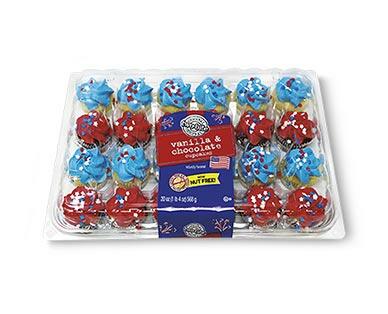 Two Bite Chocolate & Vanilla 24-Count Mini Cupcakes