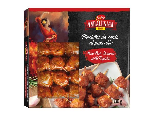 Mini Pork Skewers assorted