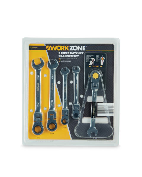 5 - Piece Ratchet Wrench Set
