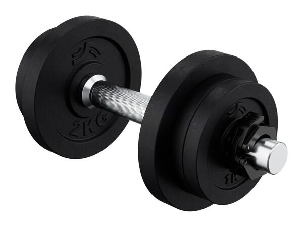 Crivit 10kg Dumbbell Set - 9 Pieces