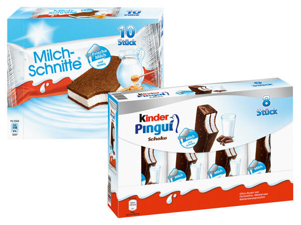Kinder Pingui oder Milchschnitte