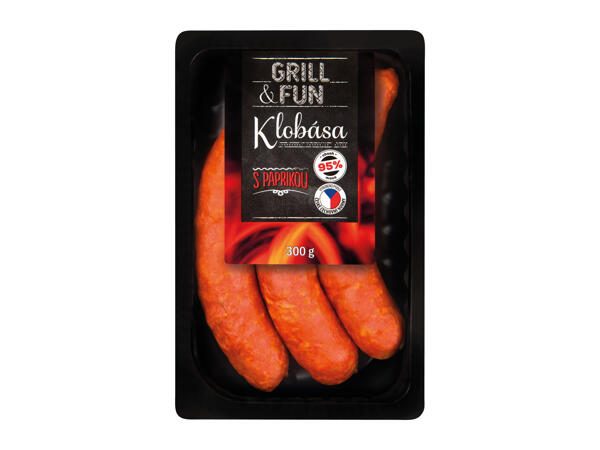 GRILOVACÍ KLOBÁSA