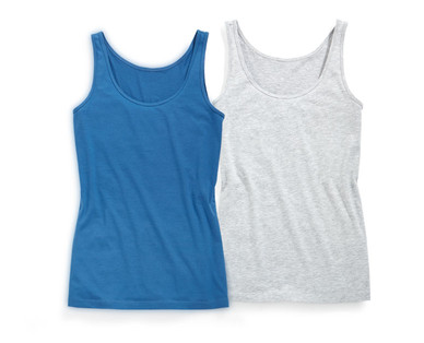 BLUE MOTION Damen-Longtop, Baumwolle (Bio), Doppelpkg.