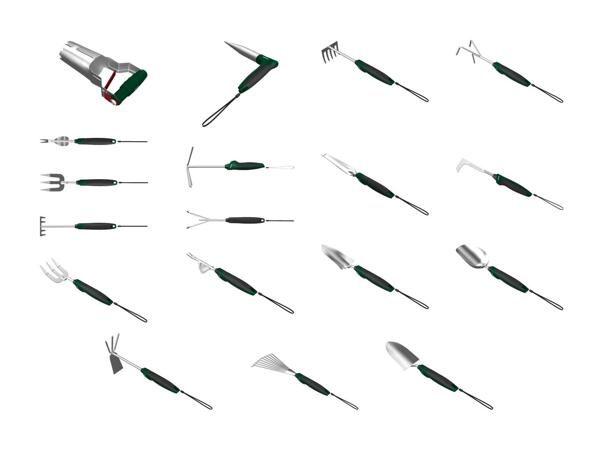 Outils de jardin en acier inoxydable