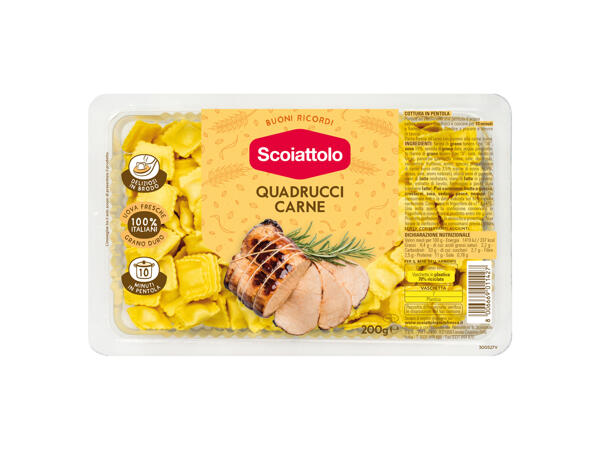 Quadrucci - Pasta filled with Meat