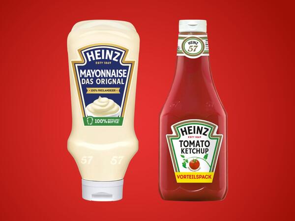 Mayonnaise oder Tomatenketchup