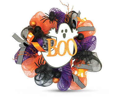 Huntington Home Halloween Wreath