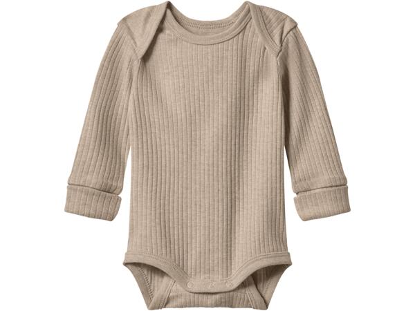 Ribbat babyset av 100 % ekologisk bomull