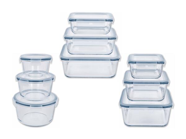Glasfrischhaltedosen-Set, 3-teilig