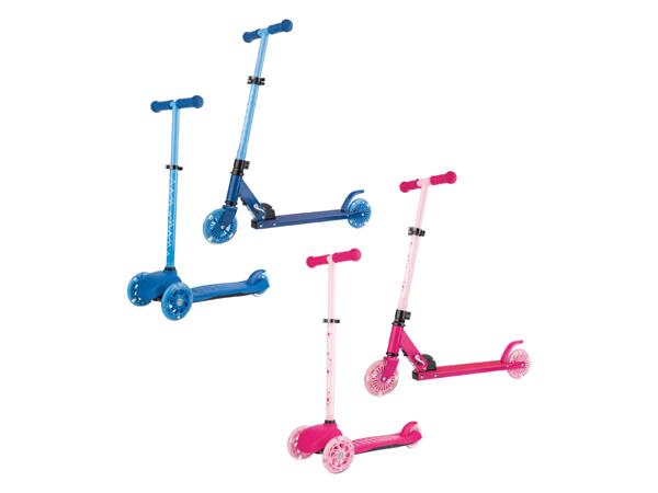 Sparkcykel med LED-hjul