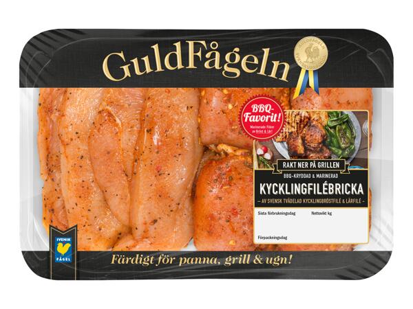 Guldfågeln kycklingbricka