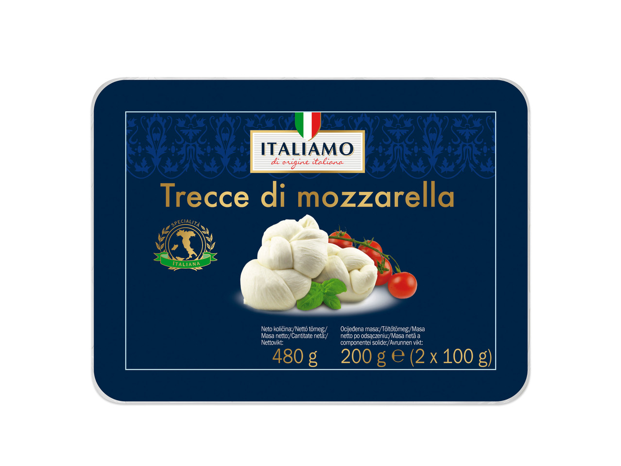 FLÄTAD MOZZARELLA