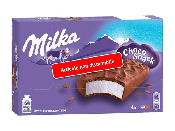 Snack al cioccolato Milka (azione valida solo nella Svizzera tedesca e nella Svizzera romanda)