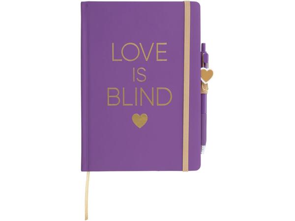 Notebook "Love is blind"