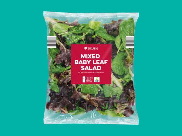Oaklands Mixed Baby Leaf Salad