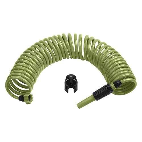 Coiled Garden Hose - Green