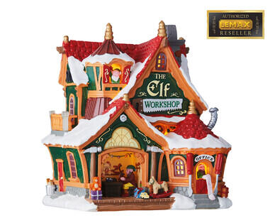 Lemax Village Scene - Elf Workshop