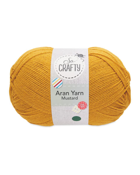 Aran Yarn Mustard