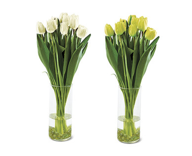 10 Stem Tulip Bouquet Assorted Colors