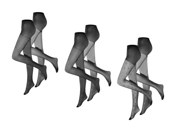 Collants fins, set de 2