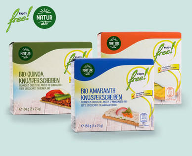 ENJOY FREE! BIO-Knusperscheiben, glutenfrei